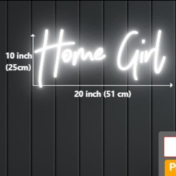 ‘Home Girl’ Neon Sign - Picture 2 of 4